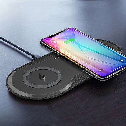Dual Wireless Mobile Phone Charging Station