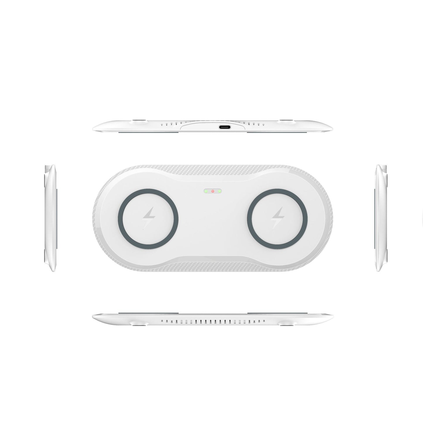 Dual Wireless Mobile Phone Charging Station