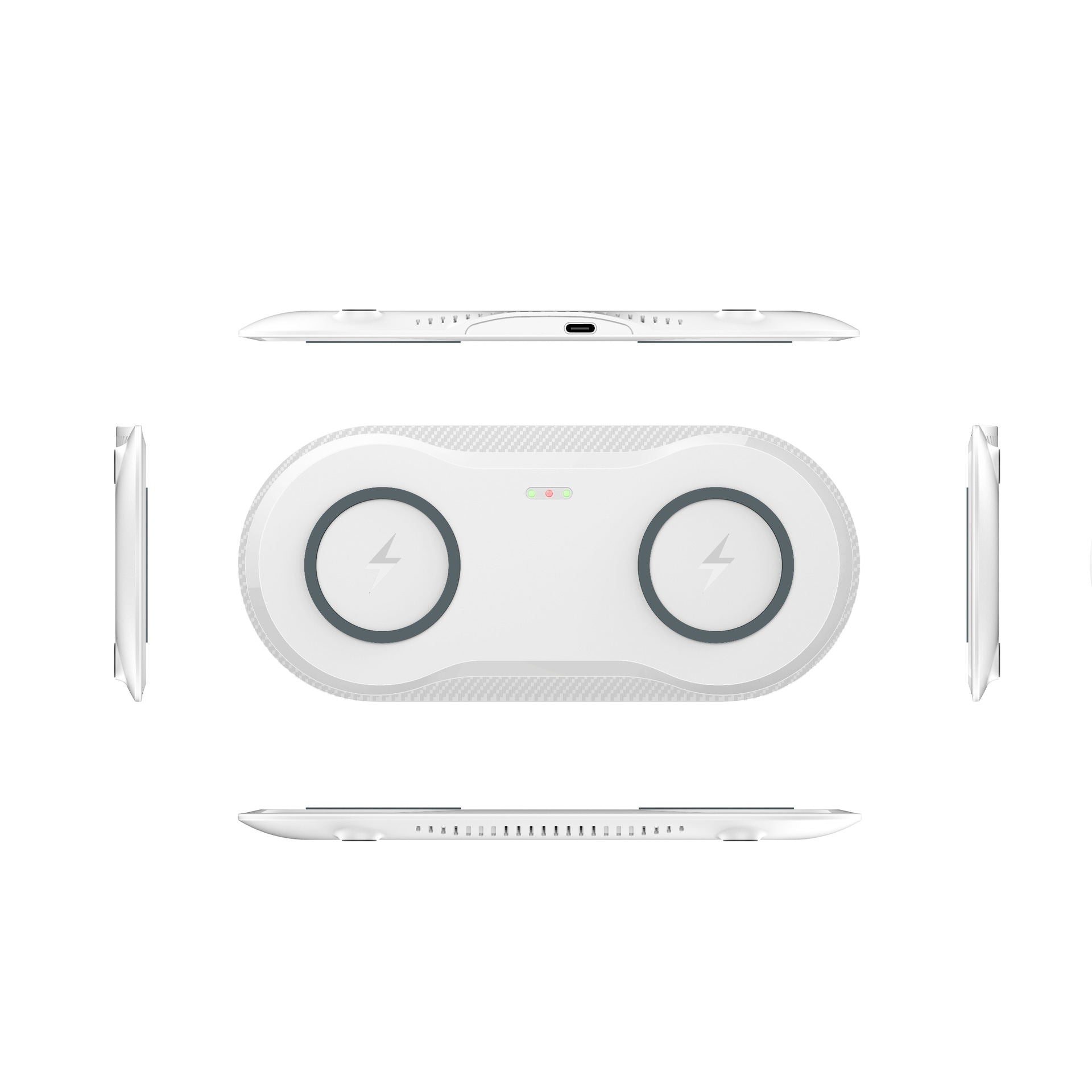 Dual Wireless Mobile Phone Charging Station