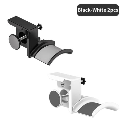 Adjustable Clamp-On Headphone Stand for Space-Saving Headset and Earphone Storage in Gaming and Office Environments